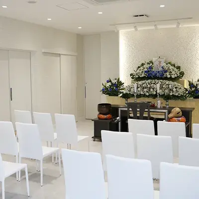 小さなお葬式 幸ホールで葬儀を行なった写真