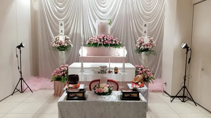 大泉橋戸会館で葬儀を行なった写真