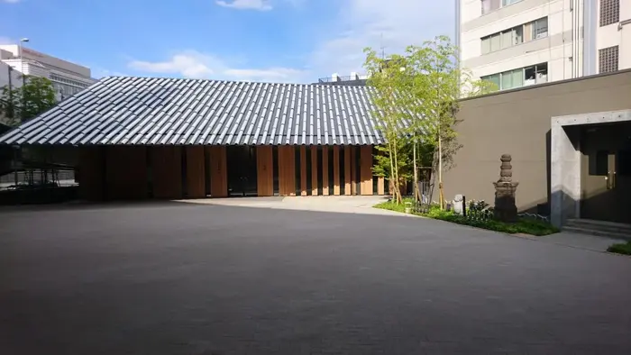 一行院 千日谷会堂で葬儀を行なった写真