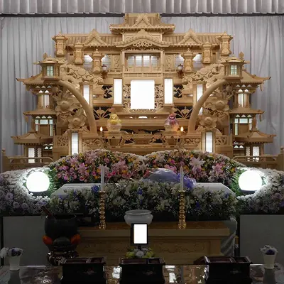 あいりす葬祭で葬儀を行なった写真