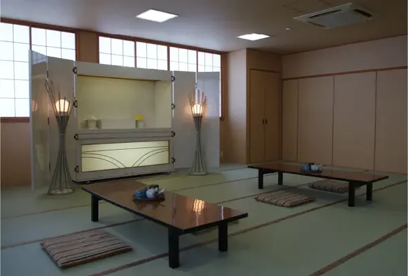 大正仏光殿 本館で葬儀を行なった写真