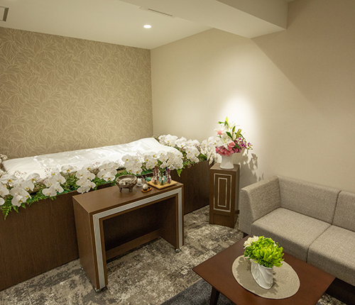 面会可能な安置室を完備