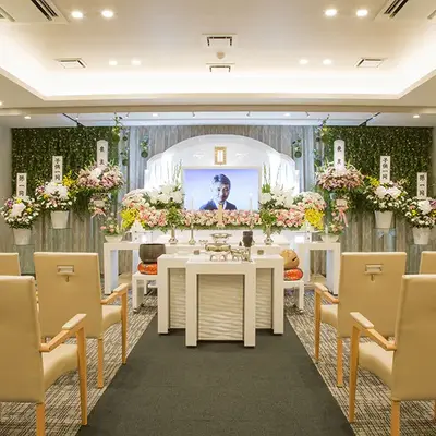 サン・ライフ(ファミリーホール大和)で葬儀を行なった写真