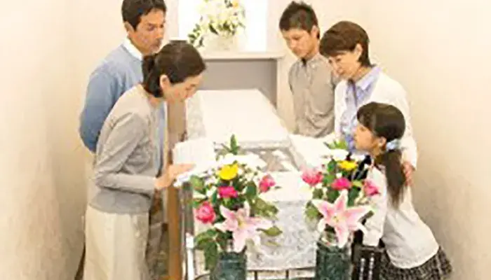 ニチリョク多摩支店で葬儀を行なった写真