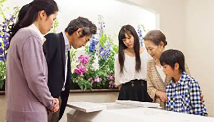 ニチリョク多摩支店で葬儀を行なった写真