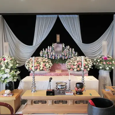 町田会館葬儀社で葬儀を行なった写真