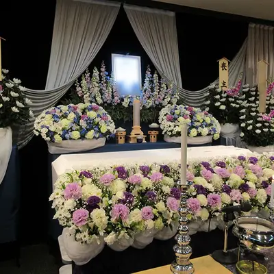 町田会館葬儀社で葬儀を行なった写真