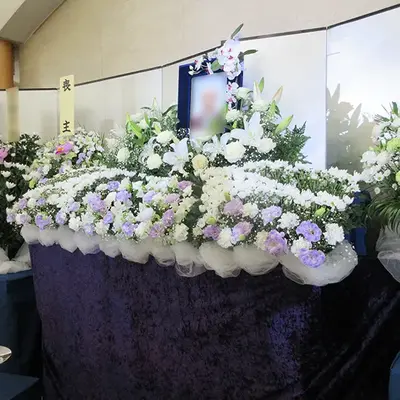 町田会館葬儀社で葬儀を行なった写真