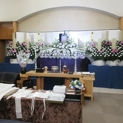 町田会館葬儀社で葬儀を行なった写真