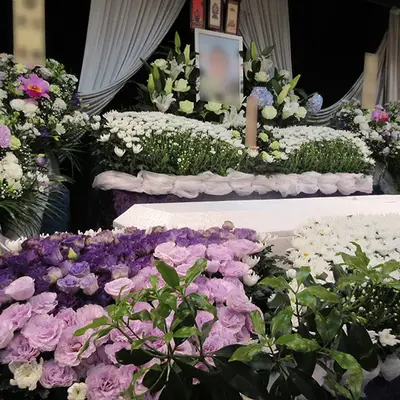 町田会館葬儀社で葬儀を行なった写真