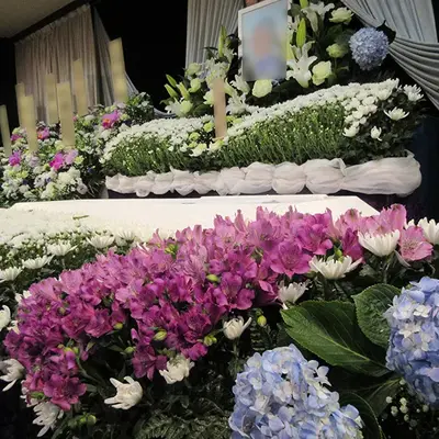 町田会館葬儀社で葬儀を行なった写真