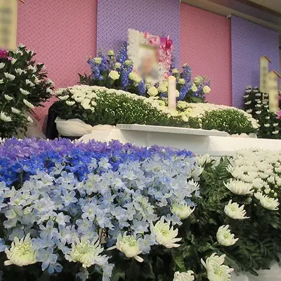 町田会館葬儀社で葬儀を行なった写真