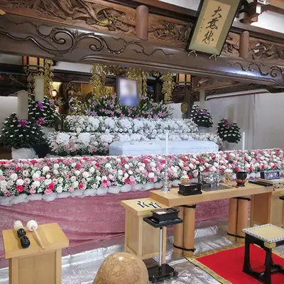 町田会館葬儀社で葬儀を行なった写真