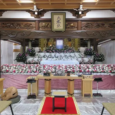 町田会館葬儀社で葬儀を行なった写真