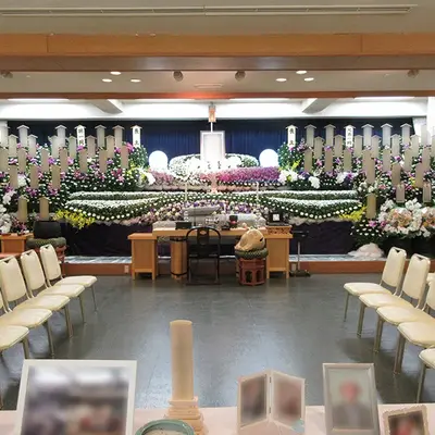 町田会館葬儀社で葬儀を行なった写真