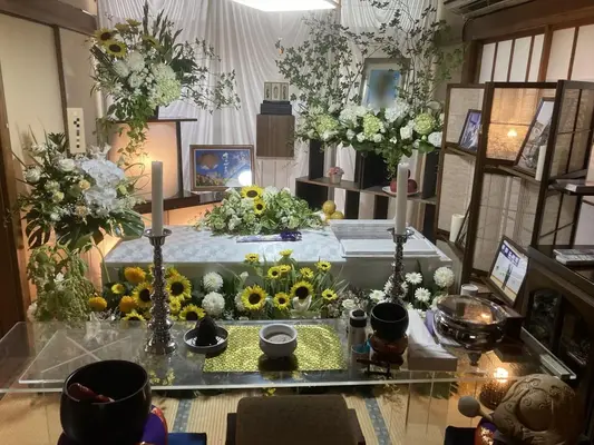 株式会社東京自宅葬儀社　燈（ともる）で葬儀を行なった写真