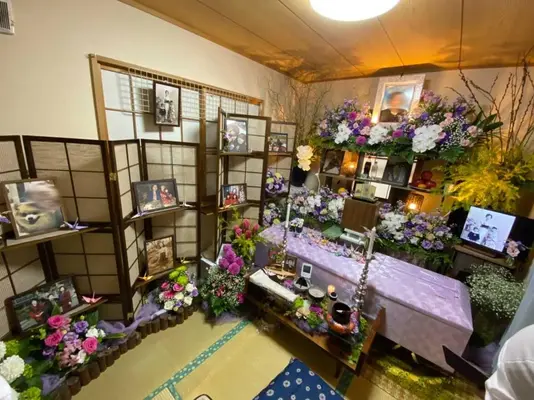 株式会社東京自宅葬儀社　燈（ともる）で葬儀を行なった写真