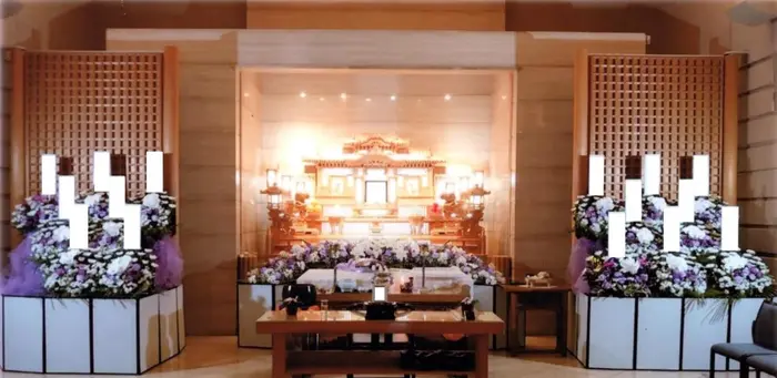 きずなメモリアルサービスで葬儀を行なった写真