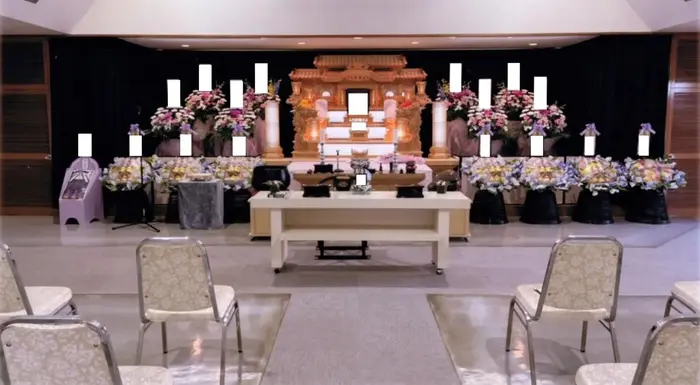 さしま斎場で葬儀を行なった写真