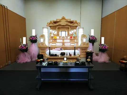 越谷市斎場で葬儀を行なった写真