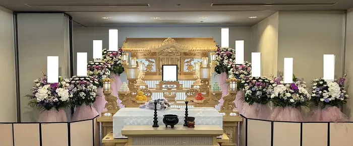 きずなメモリアルサービスで葬儀を行なった写真