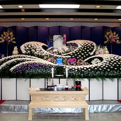 きずなメモリアルサービスで葬儀を行なった写真