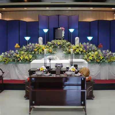 きずなメモリアルサービスで葬儀を行なった写真