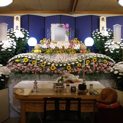 きずなメモリアルサービスで葬儀を行なった写真