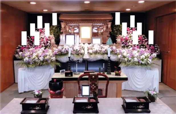 野田市関宿斎場で葬儀を行なった写真