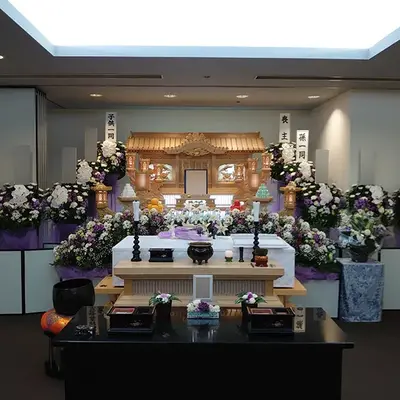 きずなメモリアルサービスで葬儀を行なった写真