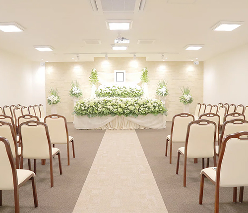 自社式場「コミュニティホールくぬぎだ」