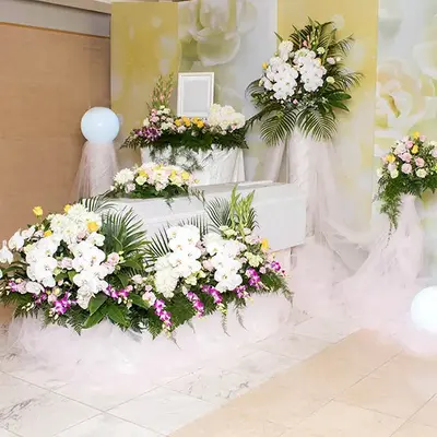 いちょう葬縁　日野霊安室で葬儀を行なった写真