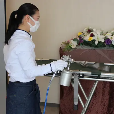 いちょう葬縁　日野霊安室で葬儀を行なった写真