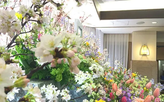 日本橋式典で葬儀を行なった写真