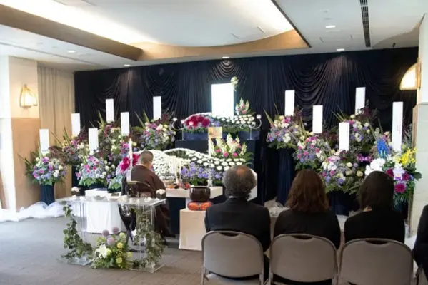 日本橋式典で葬儀を行なった写真