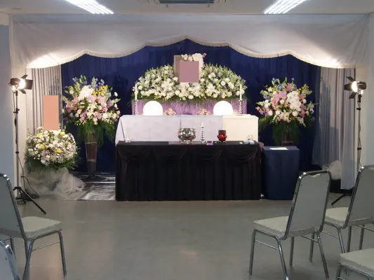 宮前シティホールで葬儀を行なった写真