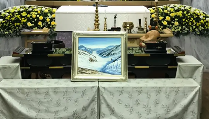 三和式典　稲城営業所で葬儀を行なった写真