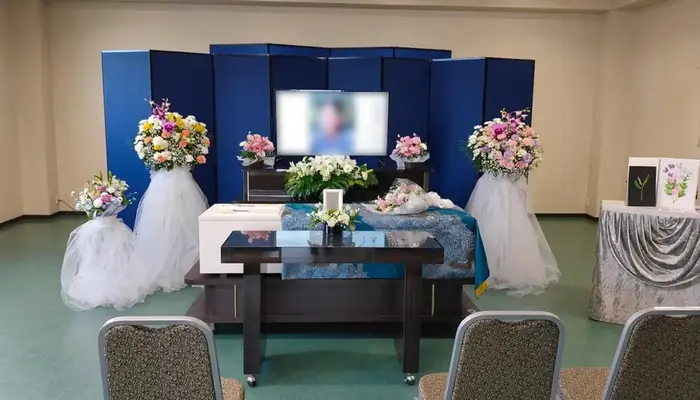 三和式典　小平営業所で葬儀を行なった写真