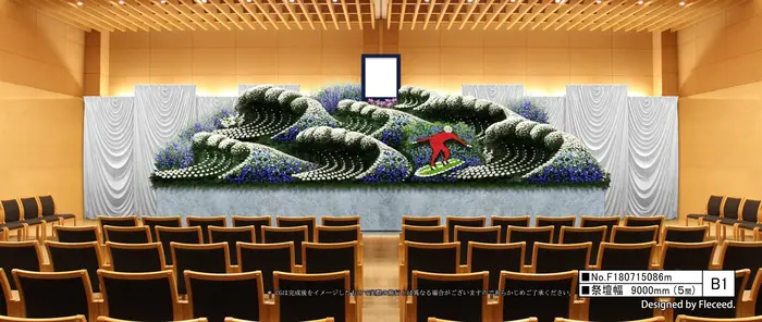 セレモニージャパン・オーダーメイドで葬儀を行なった写真