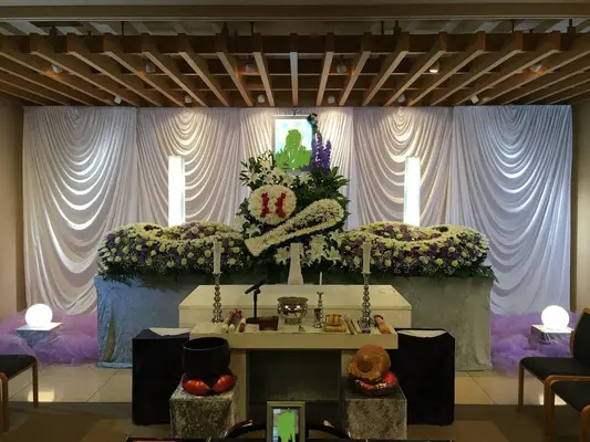 セレモニージャパン・オーダーメイドで葬儀を行なった写真