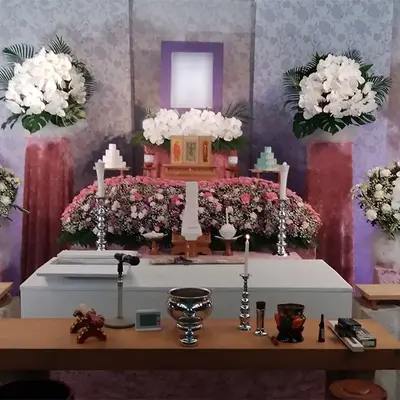 東京花壇祭典　品川営業所で葬儀を行なった写真