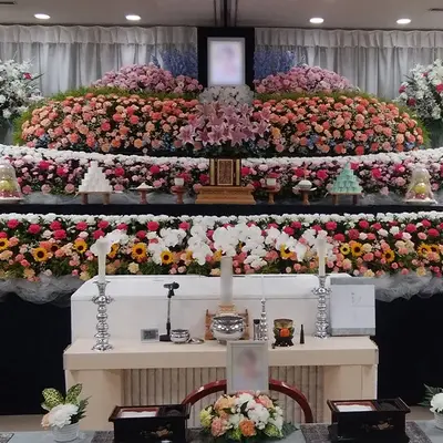 東京花壇祭典　品川営業所で葬儀を行なった写真