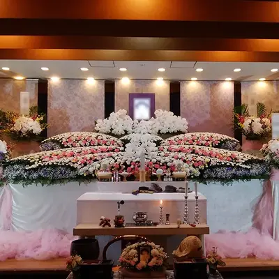 東京花壇祭典　品川営業所で葬儀を行なった写真