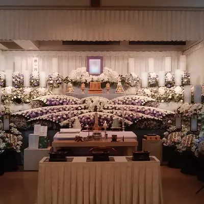 東京花壇祭典　品川営業所で葬儀を行なった写真