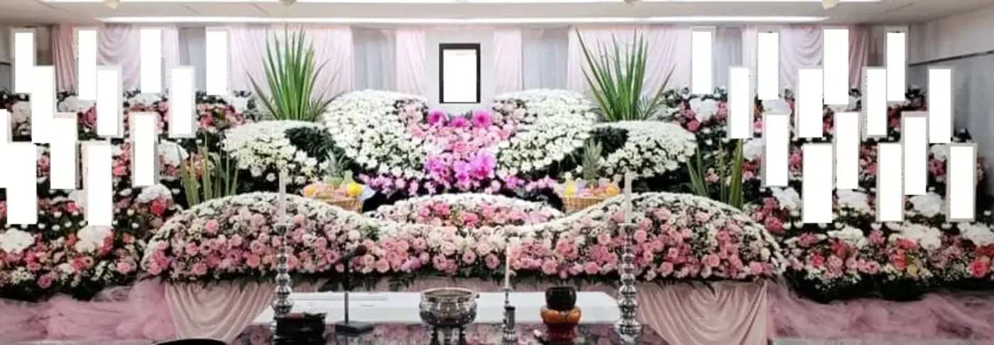 高品質な生花祭壇