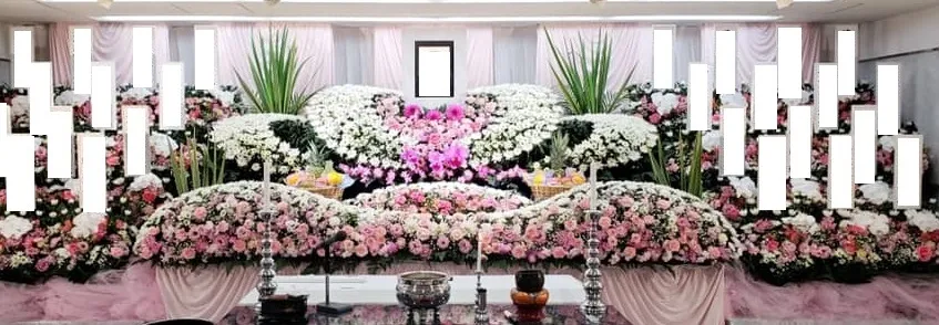 高品質な生花祭壇