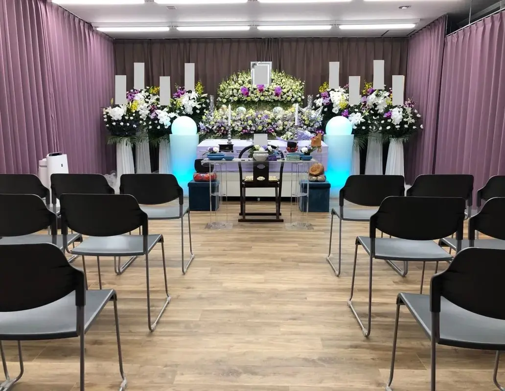 完全プライベートな空間で家族葬