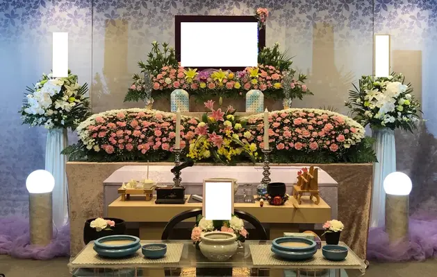 お葬式の洗心堂で葬儀を行なった写真