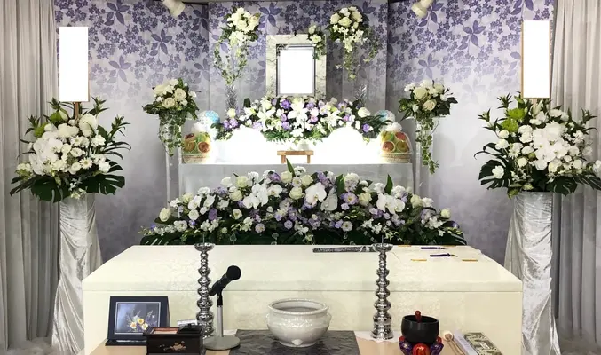 お葬式の洗心堂で葬儀を行なった写真