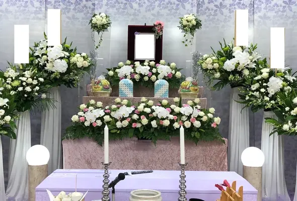 お葬式の洗心堂で葬儀を行なった写真